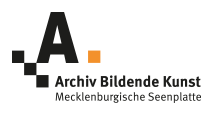 Logo Archiv Bildende Kunst Mecklenburgische Seenplatte