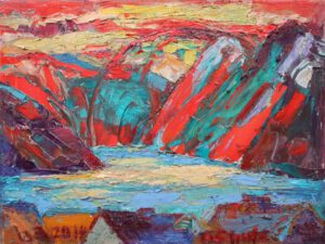 Gabriele Schulz - Sognefjord am Abend
