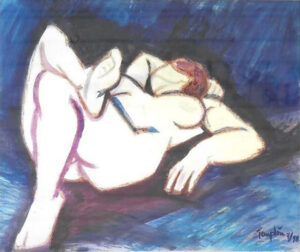 Hans-Gerhard Templin - schlafender Akt, 1998
