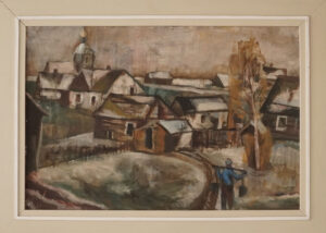 Kalrheinz Wenzel - Dorf im Winter, 1962